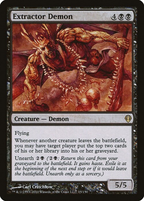 Extractor Demon Card Front