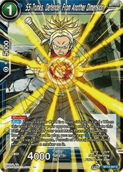 SS Trunks, Defender From Another Dimension Card Front