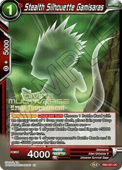 Stealth Silhouette Gamisaras Card Front