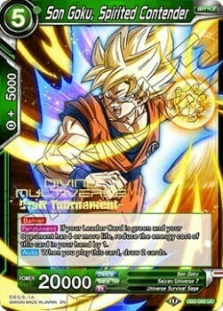 Son Goku, Spirited Contender Card Front