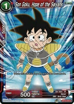 Son Goku, Hope of the Saiyans Card Front