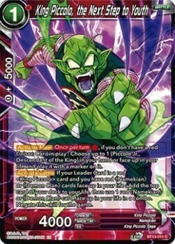 King Piccolo, the Next Step to Youth Card Front