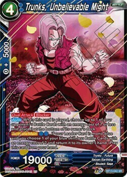 Trunks, Unbelievable Might Card Front