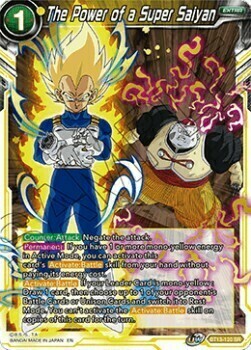 The Power of a Super Saiyan Card Front