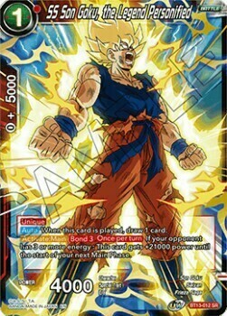 SS Son Goku, the Legend Personified Card Front