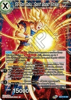 SS Son Goku, Spirit Boost Striker Card Front