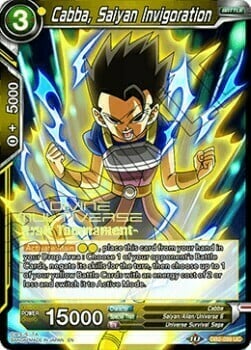 Cabba, Saiyan Invigoration Card Front