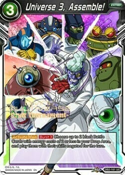 Universe 3, Assemble! Card Front
