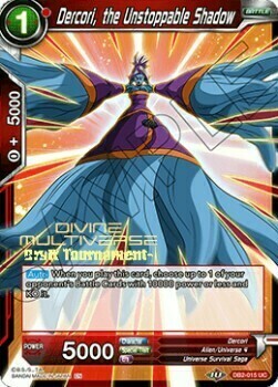Dercori, the Unstoppable Shadow Card Front