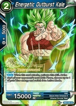 Energetic Outburst Kale Card Front