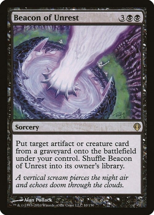 Beacon of Unrest Card Front