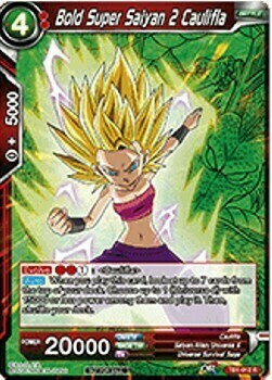 Bold Super Saiyan 2 Caulifla Card Front