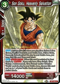 Son Goku, Heavenly Salvation Card Front