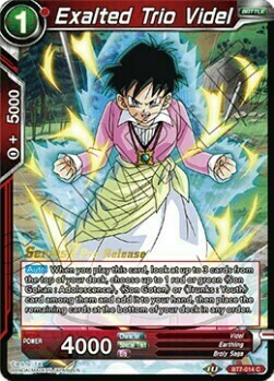 Exalted Trio Videl Card Front