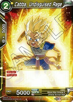 Cabba, Undisguised Rage Card Front