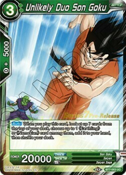Unlikely Duo Son Goku Card Front