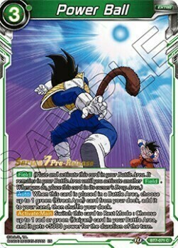 Power Ball Card Front