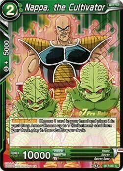 Nappa, the Cultivator Card Front