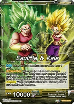 Caulifla & Kale // Kefla, Soul Overflowing Card Front
