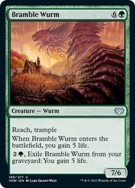 Bramble Wurm Card Front