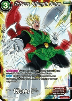 Virtuous Strength Gohan Card Front