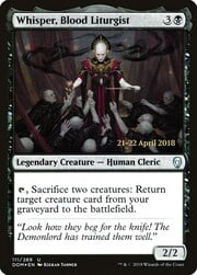 Whisper, Blood Liturgist 111