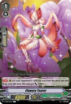 Flowery Tearer Card Front