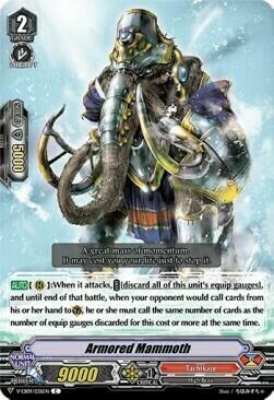 Armored Mammoth [V Format] Card Front