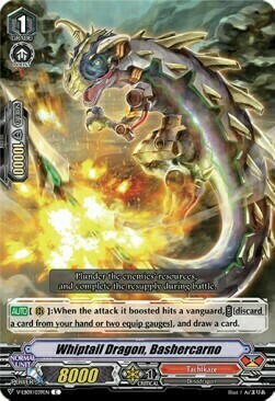 Whiptail Dragon, Bashercarno [V Format] Card Front