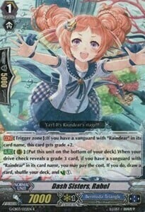 Dash Sisters, Rabel Card Front