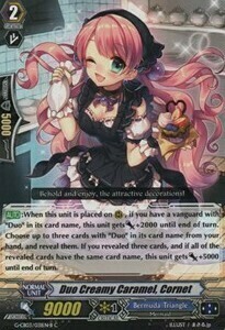 Duo Creamy Caramel, Cornet [G Format] Card Front