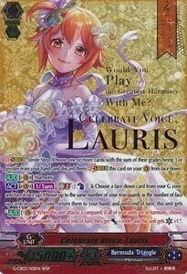 Celebrate Voice, Lauris Card Front