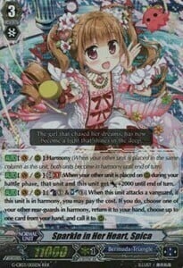 Sparkle in Her Heart, Spica Card Front