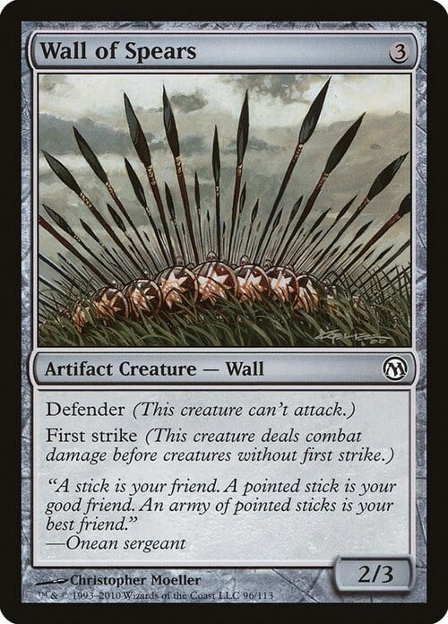 Wall of Spears Card Front