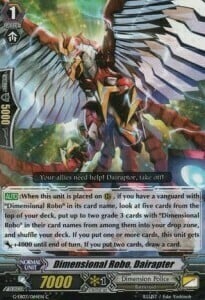 Dimensional Robo, Dairapter Card Front