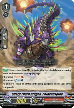 Sharp Thorn Dragon, Polacanspine Card Front