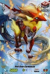 Red Gem Carbuncle [V Format] Card Front