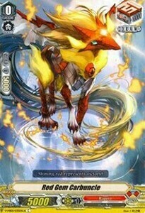 Red Gem Carbuncle [V Format] Card Front