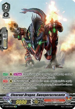 Clearout Dragon, Sweeperacrocanto [V Format] Frente