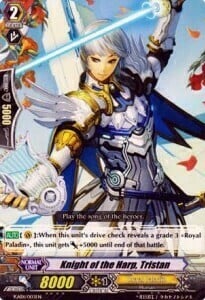 Knight of the Harp, Tristan Card Front