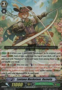 Lantana Musketeer, Rozeeta [G Format] Card Front