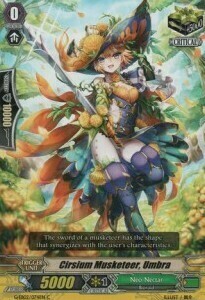 Cirsium Musketeer, Umbra [G Format] Card Front