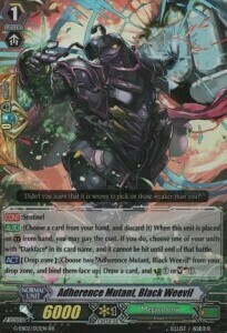 Adherence Mutant, Black Weevil Card Front