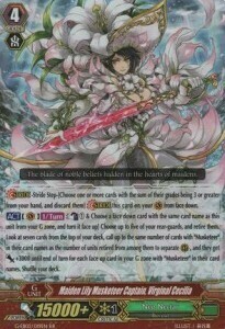 Maiden Lily Musketeer Captain, Virginal Cecilia Card Front