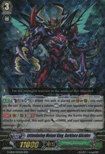 Intimidating Mutant King, Darkface Alicides [G Format] Card Front
