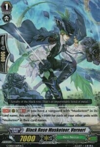 Black Rose Musketeer, Verneri [G Format] Card Front