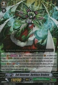 Evil Governor, Darkface Gredora [G Format] Card Front