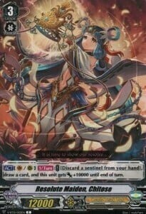 Resolute Maiden, Chitose [V Format] Card Front