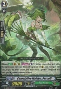 Cumulative Maiden, Purcell Card Front