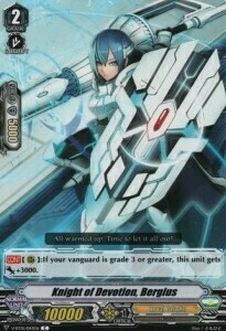 Knight of Devotion, Bergius [V Format] Card Front